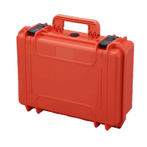 PANARO MAX430S waterproof case, orange, cubed foam