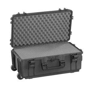 PANARO MAX520STR waterproof case, trolley, black, cubed foam