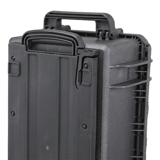 PANARO MAX520STR waterproof case, trolley, black, cubed foam