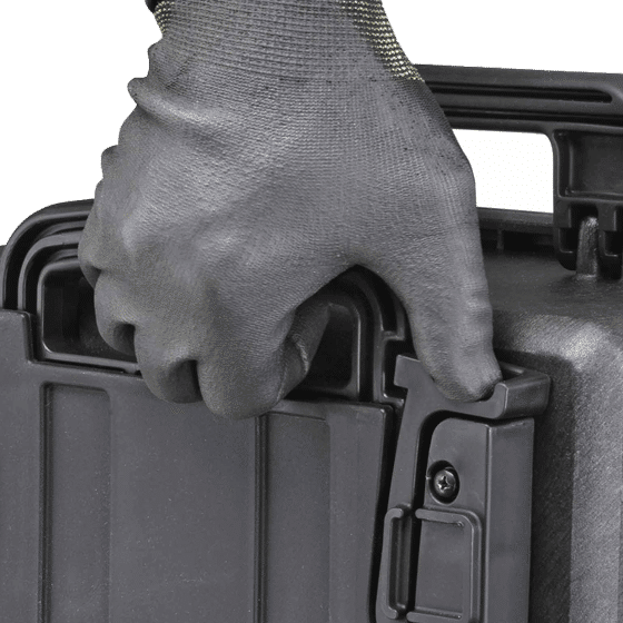 PANARO MAX520STR waterproof case, trolley, black, cubed foam