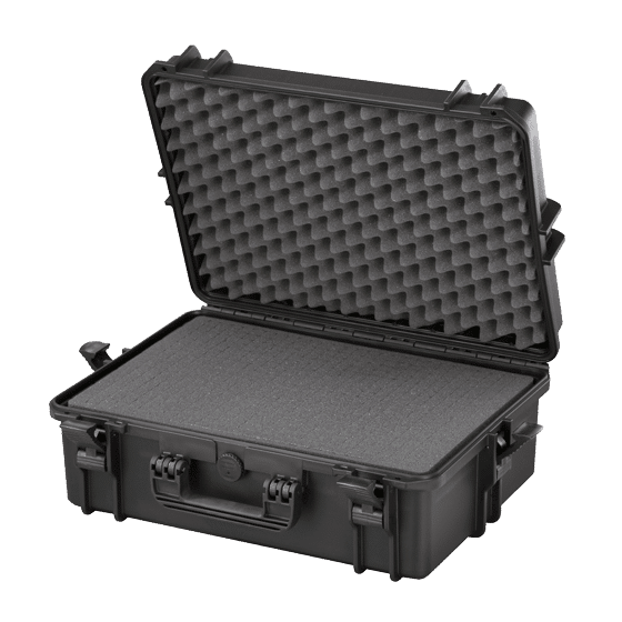 PANARO MAX505S waterproof case, black, cubed foam