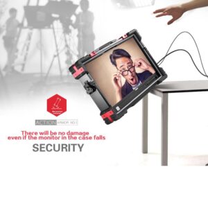 21.5” RUIGE AT-2200HD 3G-SDI HDMI broadcast monitor with armor case