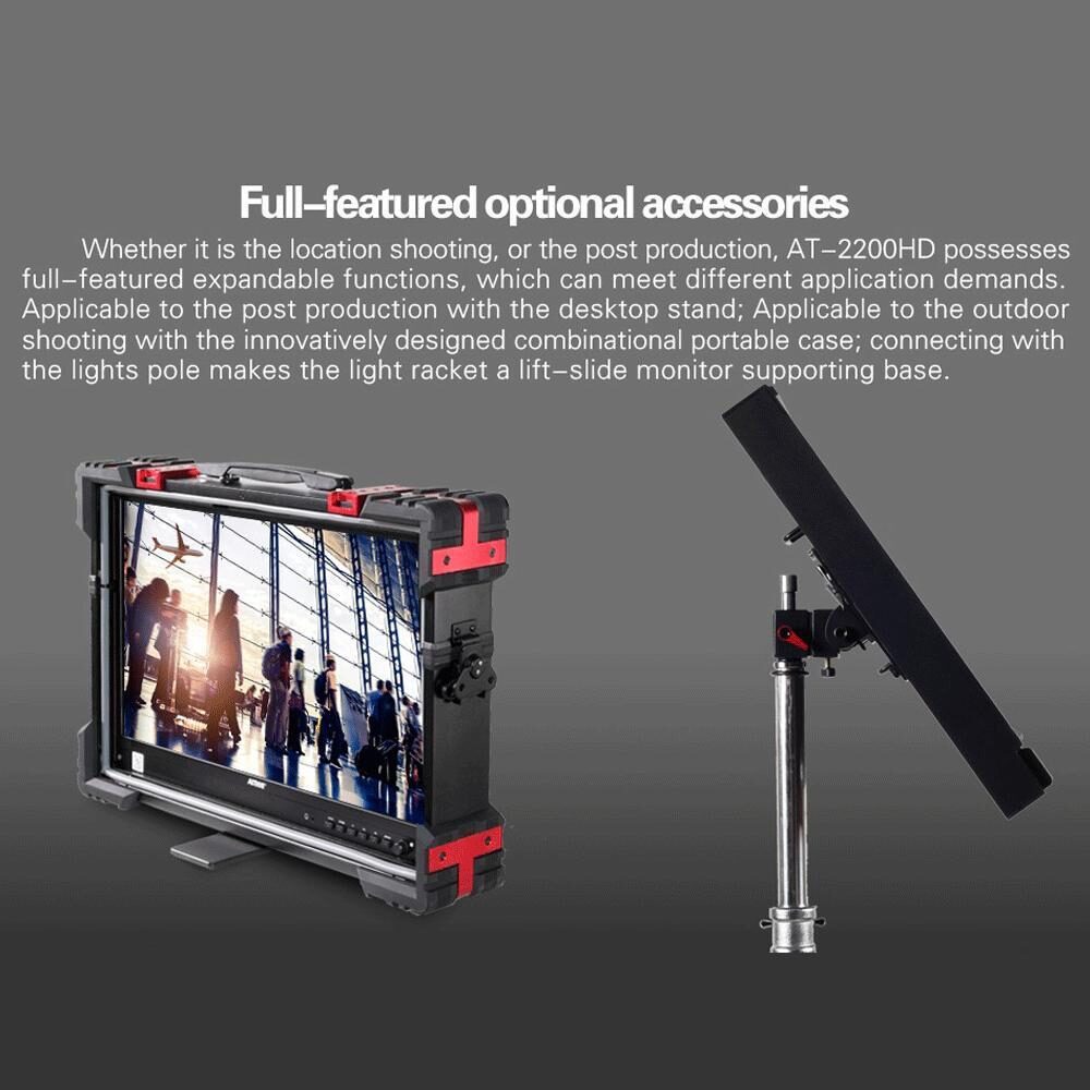 21.5” RUIGE AT-2200HD 3G-SDI HDMI broadcast monitor