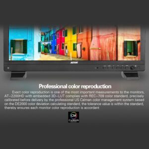 21.5” RUIGE AT-2200HD 3G-SDI HDMI broadcast monitor