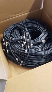 BELDEN 1505F serial digital high-flex coax cable, black