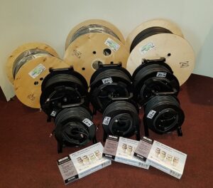 BELDEN 1505F serial digital high-flex coax cable, black