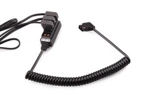 D-Tap splitter cable coiled