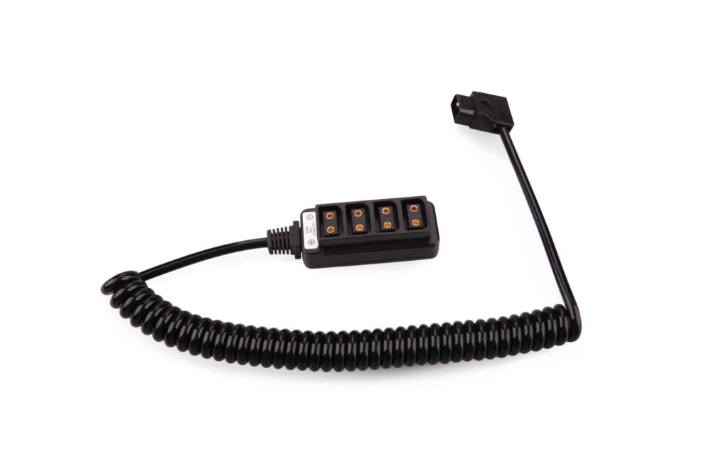 D-Tap splitter cable coiled