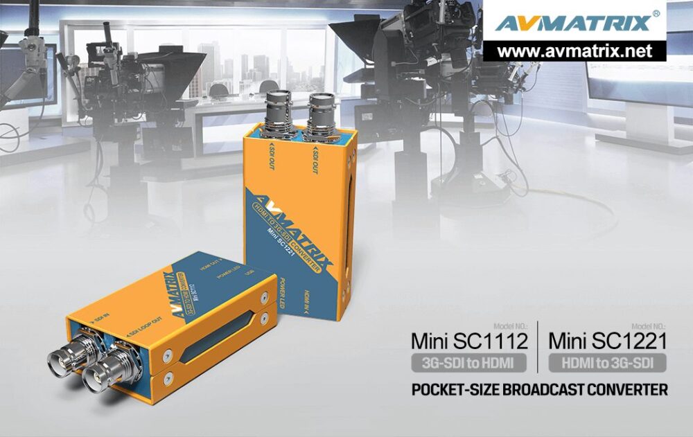 AVMATRIX SC1221 HDMI to 3G-SDI mini converter