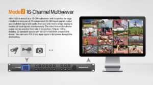 AVMATRIX MMV1630 multiviewer 16ch / matrix switcher 16x16