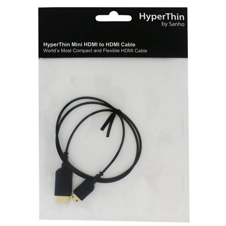 HyperThin Mini HDMI -> HDMI cable (0.8m)