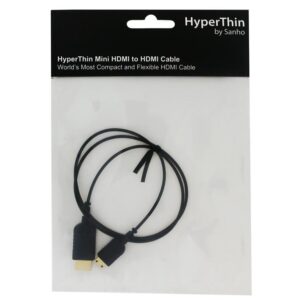 HyperThin Mini HDMI -> HDMI kaabel (0.8m)