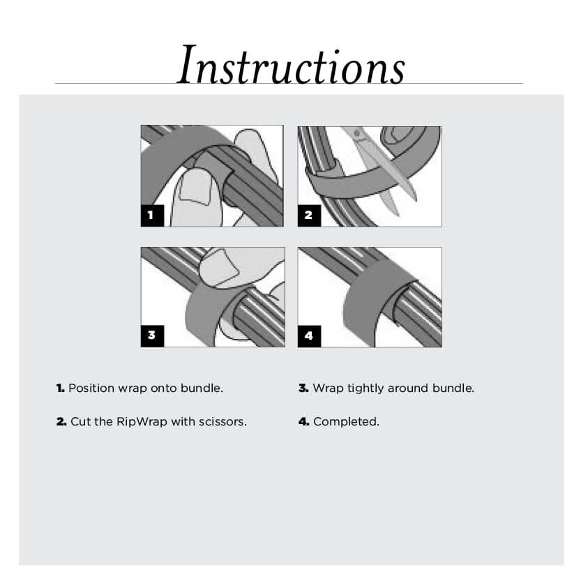RIP-TIE RipWrap takjateip, 25mm x 9m, rull, MUST