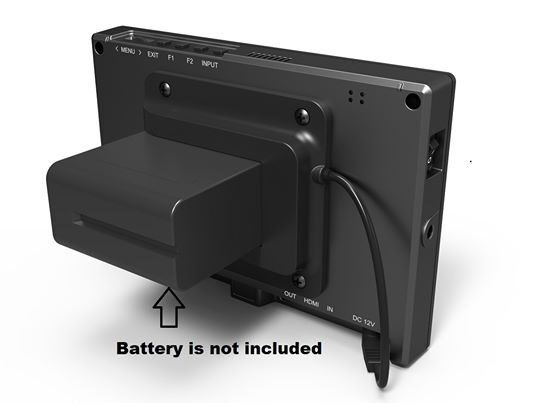 7" LILLIPUT FS7 full-HD monitor, 4K-HDMI, 3G-SDI