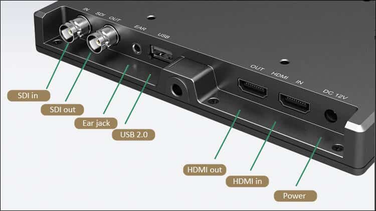 7" LILLIPUT FS7 full-HD monitor, 4K-HDMI, 3G-SDI