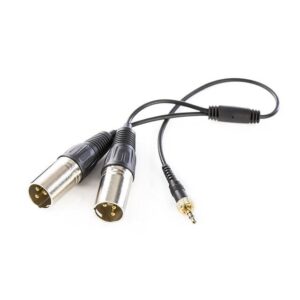 BOYA SR-UM10-CC1 Locking Type 3.5mm-Dual XLR Cable