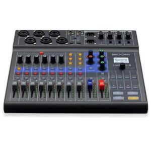 ZOOM LiveTrak L-8 digitaalne audiomikser ja salvesti