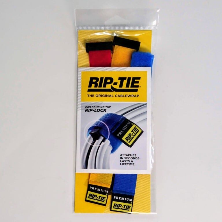 1"x4.5", 1"x6.5", 1"x9.5" RIP-TIE Rip-Lock Variety Pack (RED, YELLOW, BLUE)