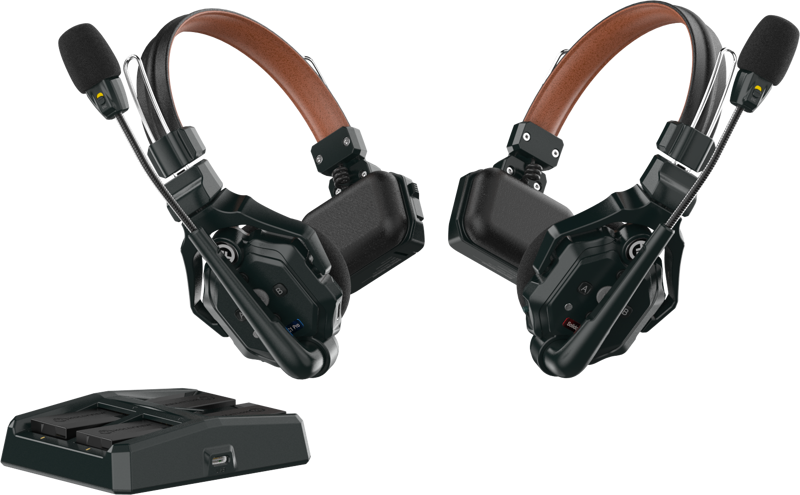 HOLLYLAND Solidcom C1 Pro Wireless Intercom System with 2 ENC headsets