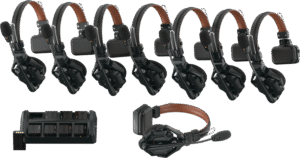 HOLLYLAND Solidcom C1 Pro Wireless Intercom System with 8 ENC headsets