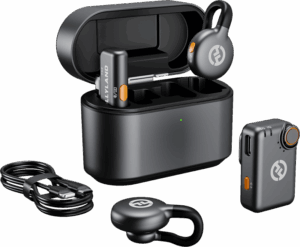 HOLLYLAND LARK M2S Combo Wireless Lavalier Microphone Combo (Space Gray)