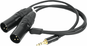 HOLLYLAND 3.5mm to Dual XLR Audio Cable