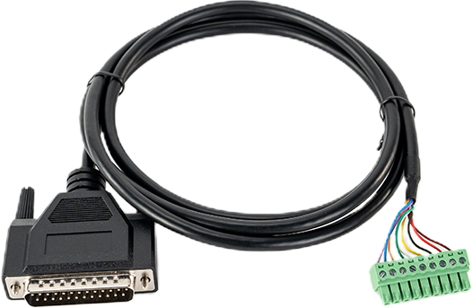 HOLLYLAND HL-TCB08 DB25 Male to GPIO 9-pin Female Tally Cable