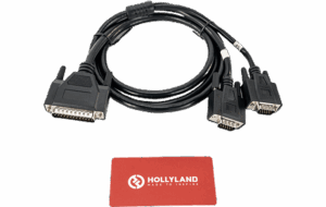 HOLLYLAND HL-TCB10 DB25 Male to Dual HDB15 Male Tally Cable