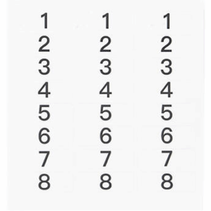 HOLLYLAND HL-NS01 Number Stickers