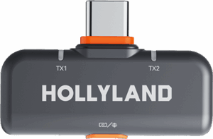 HOLLYLAND LARK M2S USB-C Receiver (Space Gray) Fit for Lark M2S