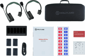HOLLYLAND Solidcom SE Pro- 2 Person Noise Cancelling Headset Intercom