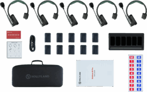 HOLLYLAND Solidcom SE Pro- 5 Person Noise Cancelling Headset Intercom