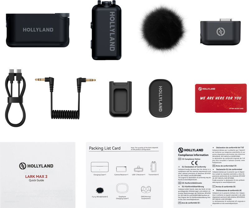 HOLLYLAND LARK MAX 2 Solo with Camera RX