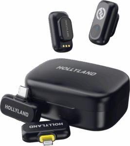 HOLLYLAND LARK A1 Combo with USB-C RX + Lightning RX + Charging Case