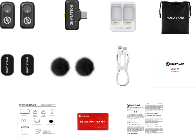 HOLLYLAND LARK A1 Mini Duo with USB-C RX
