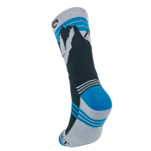 VALLERRET Merino Wool Crew Sock - Mtn Blue (size 41-46)