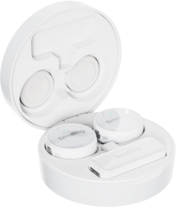 SMALLRIG 4706 S 60 Wireless Microphone White (USB-C Version)