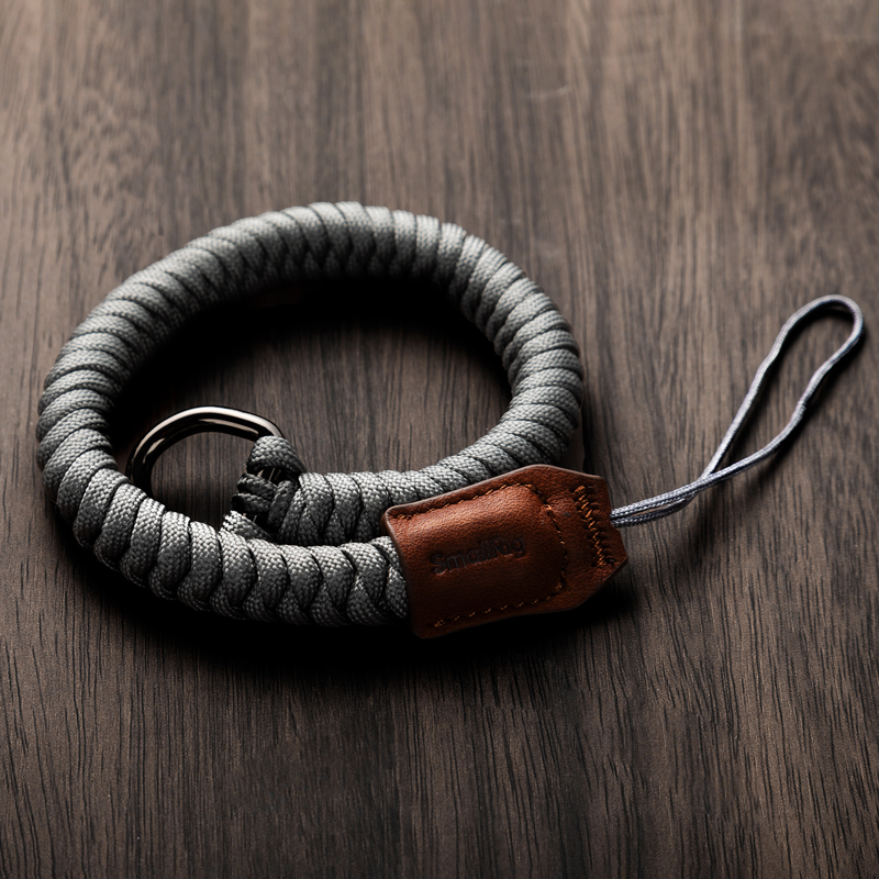 SMALLRIG 5055 Universal Braided Wrist Strap Gray