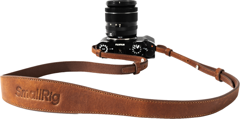 SMALLRIG 5209 Universal Leather Camera Shoulder Strap Brown