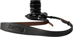 SMALLRIG 5208 Universal Leather Camera Shoulder Strap Black
