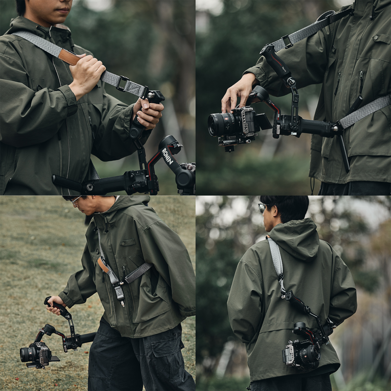 SMALLRIG 4118B Shoulder Strap for DJI RS 4 / RS 4 Pro / RS 3 / RS 3 Pro / RS 2 Stabilizers