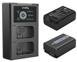 SMALLRIG 3818 NP-FW50 Battery & Charger Kit