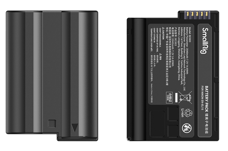 SMALLRIG 3820 EN-EL15 Battery & Charger Kit