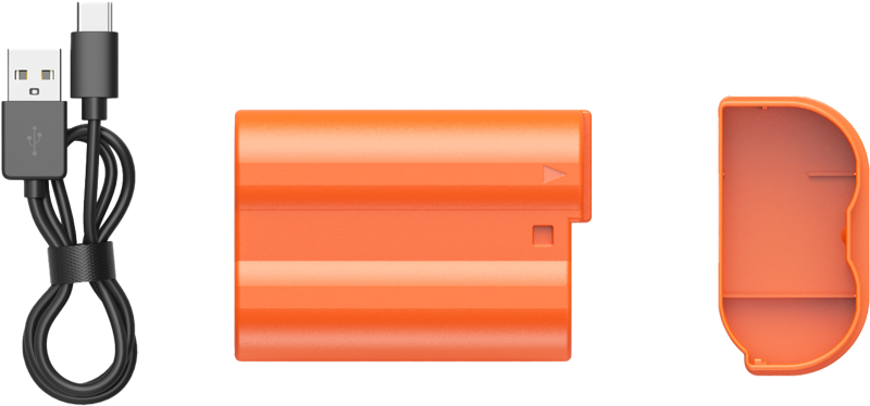 SMALLRIG 4966 EN-EL15c USB-C Rechargeable Camera Battery Orange