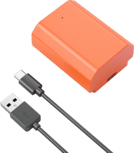 SMALLRIG 4969 NP-FZ100 USB-C Rechargeable Camera Battery Orange