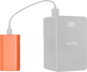 SMALLRIG 4971 NP-F550 USB-C Rechargeable Camera Battery Orange