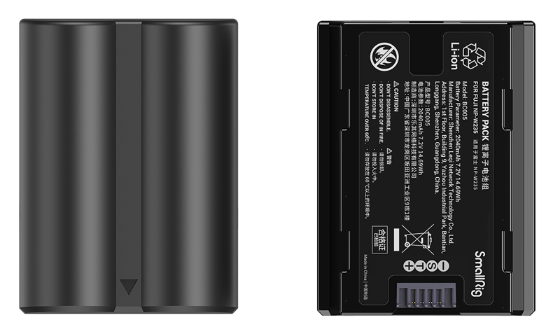 SMALLRIG 3822 NP-W235 Battery & Charger Kit