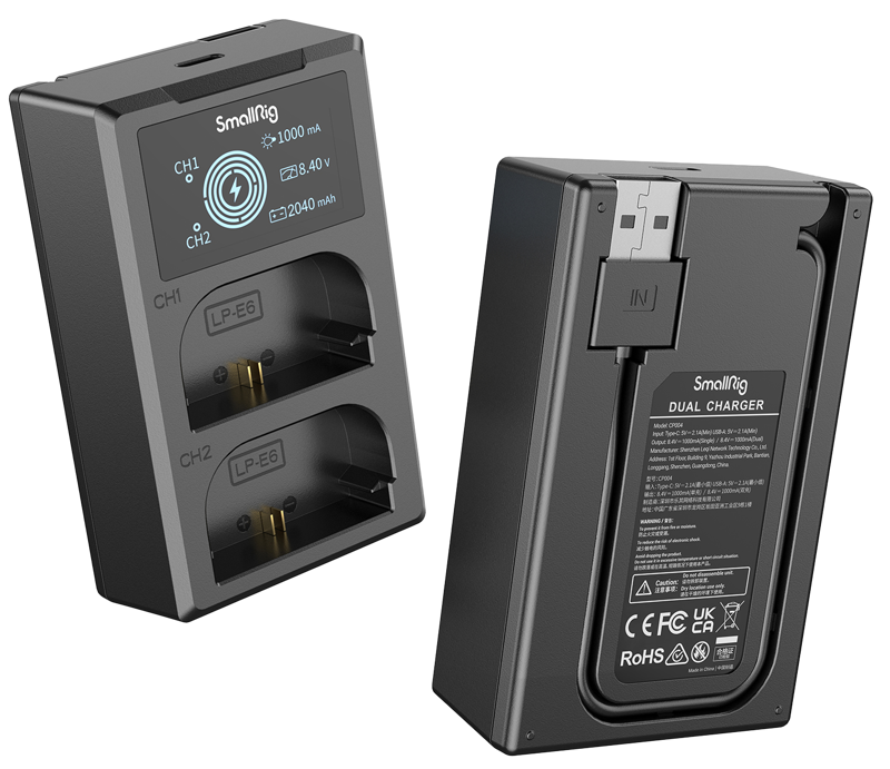 SMALLRIG 3821 LP-E6NH Battery & Charger Kit