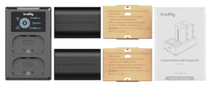 SMALLRIG 3821 LP-E6NH Battery & Charger Kit