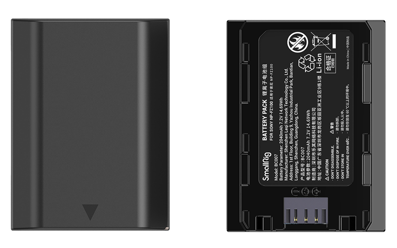 SMALLRIG 3824 NP-FZ100 Battery & Charger Kit